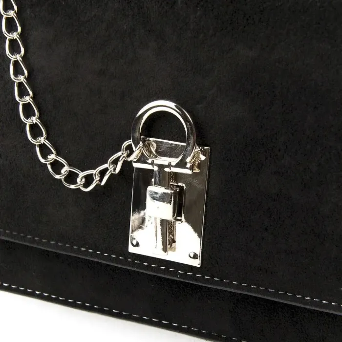 Сумка Женская Классическая иск-замш FASHION 1-011 1094 black