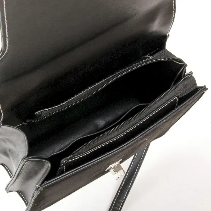 Сумка Женская Классическая иск-замш FASHION 1-011 1094 black