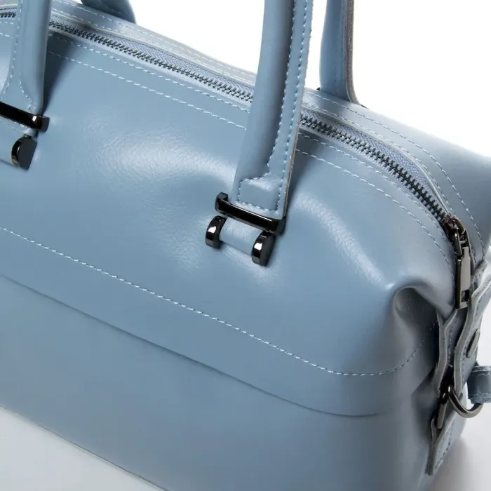 Сумка Жіноча Класична шкіряна ALEX RAI 37-1532 light-blue