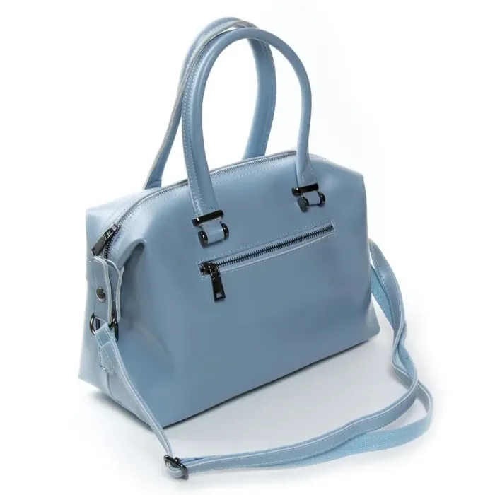 Сумка Жіноча Класична шкіряна ALEX RAI 37-1532 light-blue