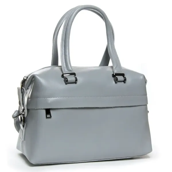 Сумка Жіноча Класична шкіряна ALEX RAI 37-1532 light-grey