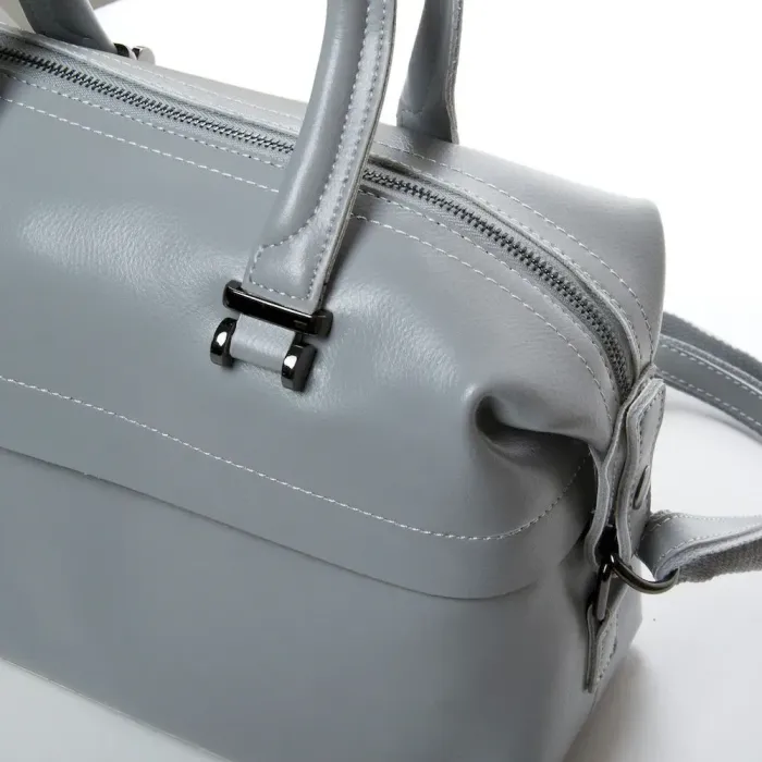 Сумка Жіноча Класична шкіряна ALEX RAI 37-1532 light-grey