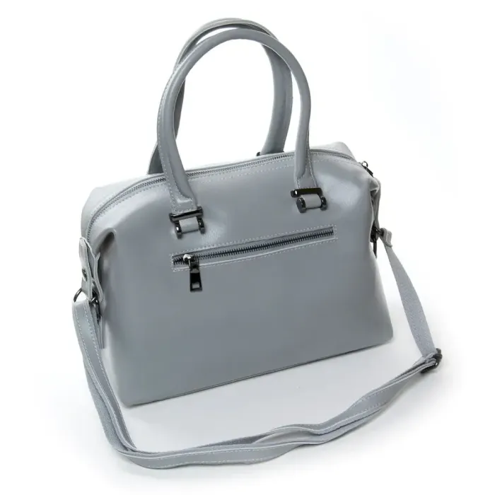 Сумка Жіноча Класична шкіряна ALEX RAI 37-1532 light-grey