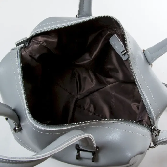 Сумка Жіноча Класична шкіряна ALEX RAI 37-1532 light-grey