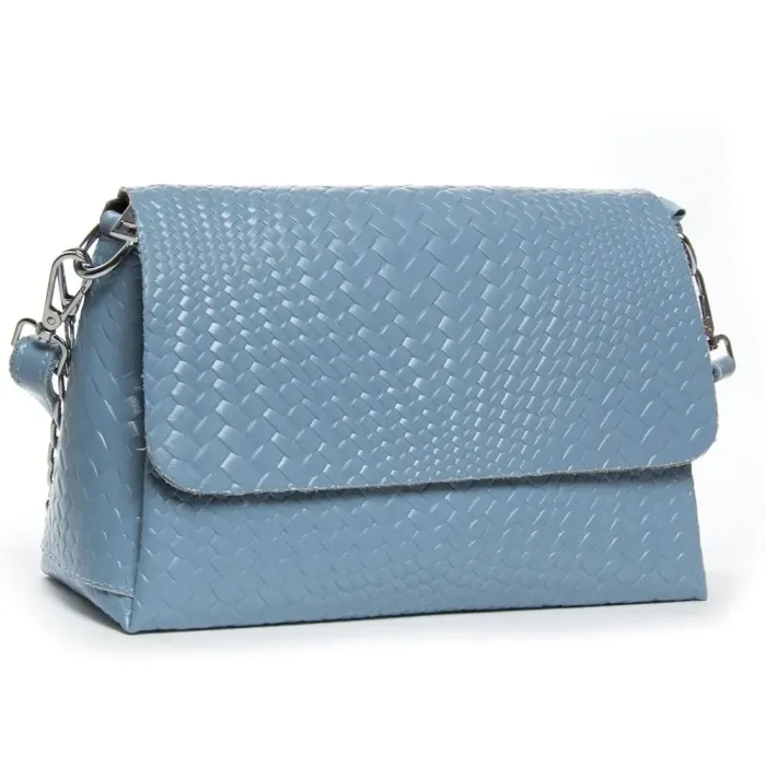 Сумка Жіноча Класична шкіряна ALEX RAI J009-1 light-blue