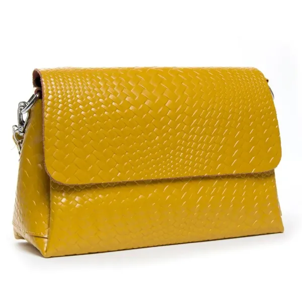 Сумка Жіноча Класична шкіряна ALEX RAI J009-1 bright-yellow