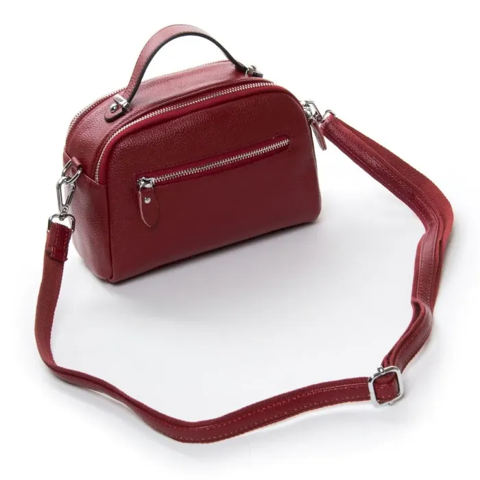 Сумка Женская Клатч кожа ALEX RAI BM 2906 bordo