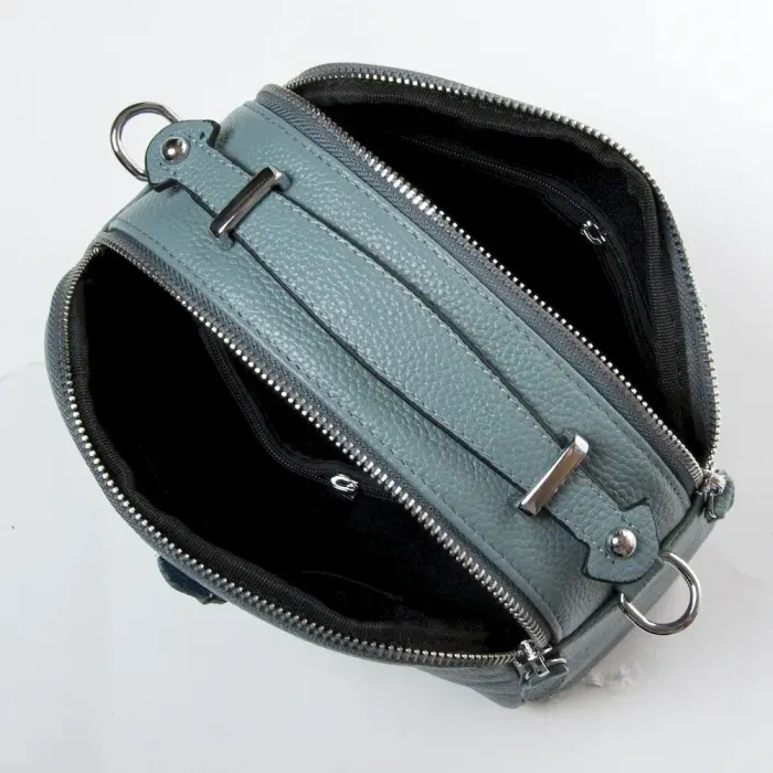 Сумка Жіноча Клатч шкіряна ALEX RAI BM 2906 blue