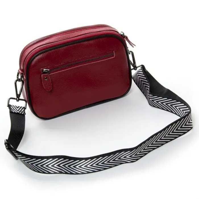 Сумка Жіноча Клатч шкіряна ALEX RAI BM 881 bordo