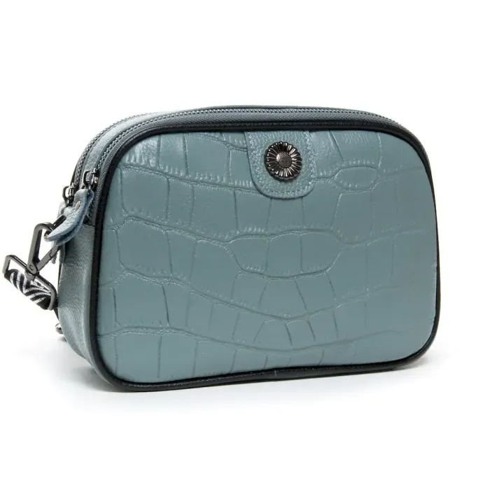 Сумка Жіноча Клатч шкіряна ALEX RAI BM 881 blue