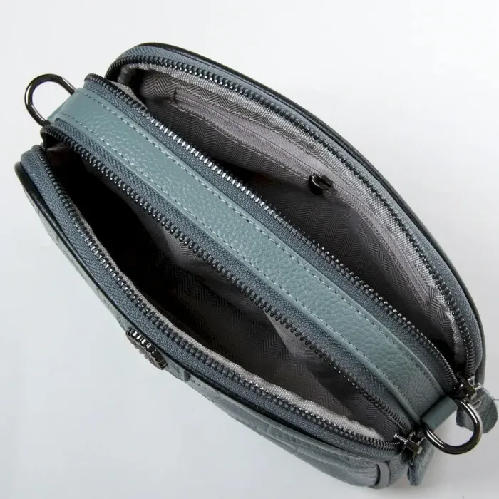 Сумка Жіноча Клатч шкіряна ALEX RAI BM 881 blue