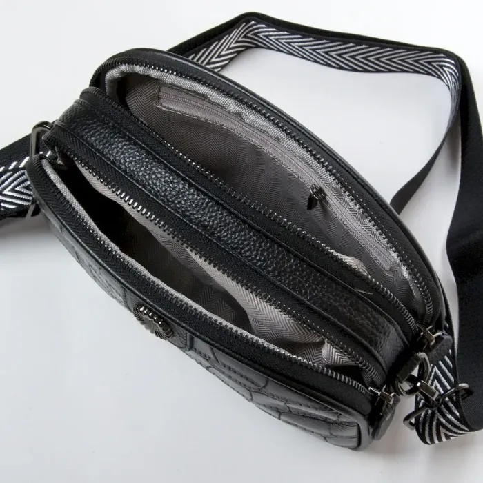 Сумка Жіноча Клатч шкіряна ALEX RAI BM 881 black