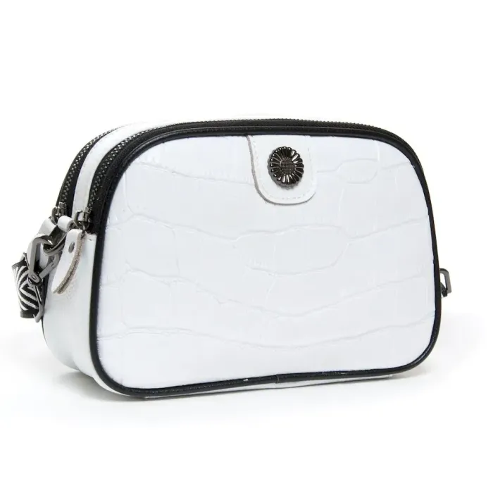 Сумка Жіноча Клатч шкіряна ALEX RAI BM 881 white