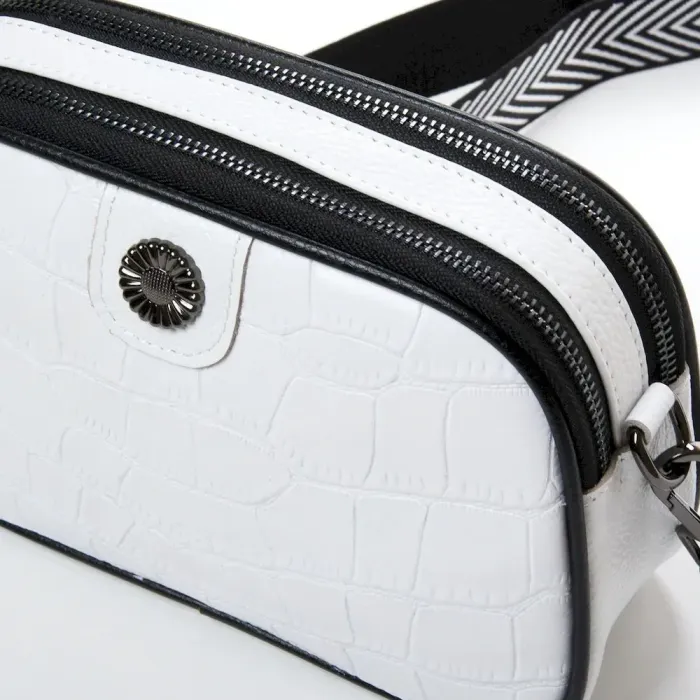 Сумка Жіноча Клатч шкіряна ALEX RAI BM 881 white