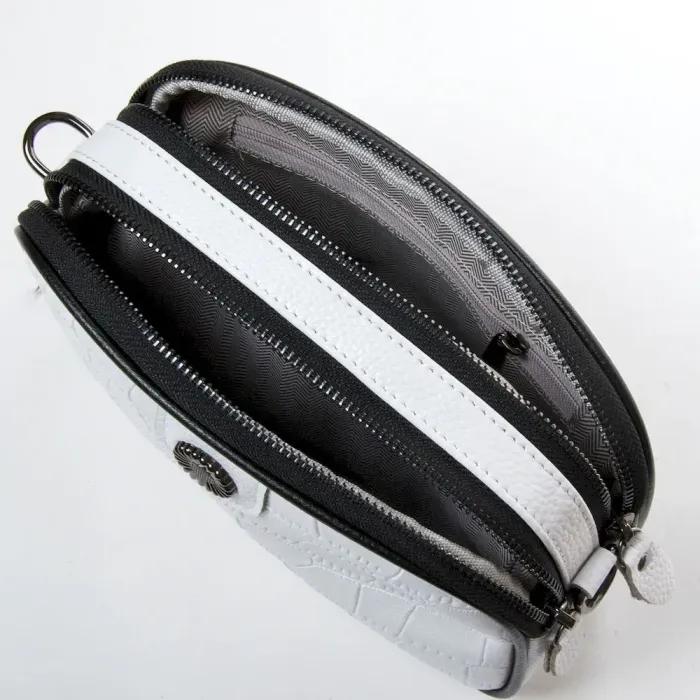 Сумка Жіноча Клатч шкіряна ALEX RAI BM 881 white