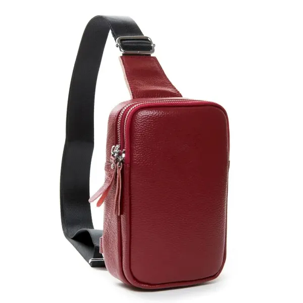 Сумка Жіноча Клатч шкіряна ALEX RAI BM 1801 bordo