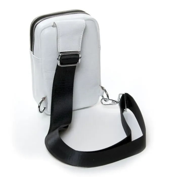 Сумка Жіноча Клатч шкіряна ALEX RAI BM 1801 white