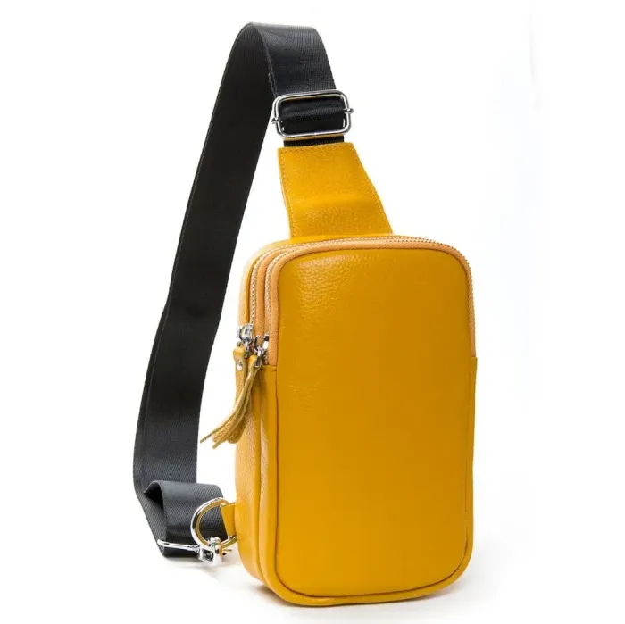 Сумка Жіноча Клатч шкіряна ALEX RAI BM 1801 yellow