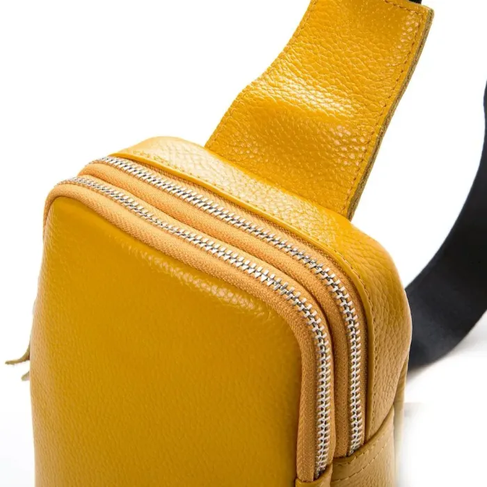 Сумка Жіноча Клатч шкіряна ALEX RAI BM 1801 yellow