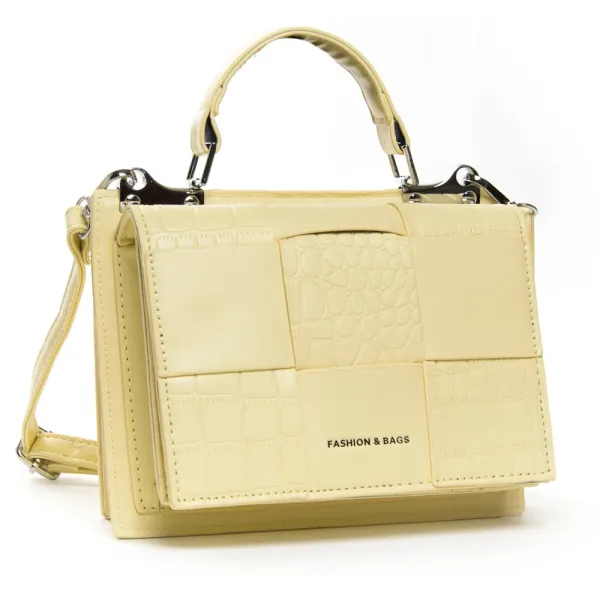 Сумка Женская Классическая иск-кожа FASHION 22 8905 yellow