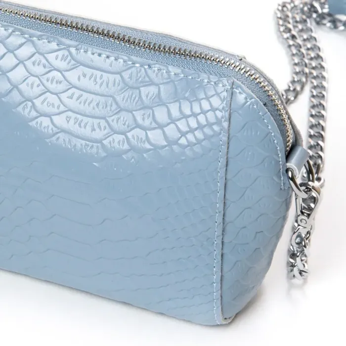 Сумка Жіноча Класична шкіряна ALEX RAI 41-6009 light-blue