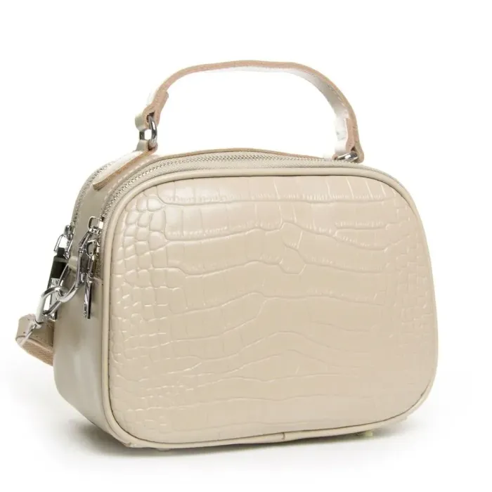 Сумка Жіноча Класична шкіряна ALEX RAI 39-2233 beige