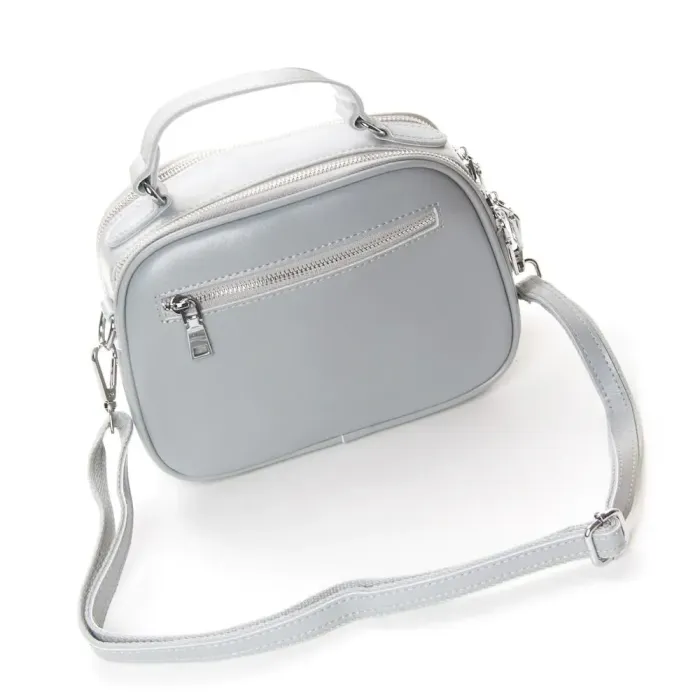 Сумка Жіноча Класична шкіряна ALEX RAI 39-2233 grey