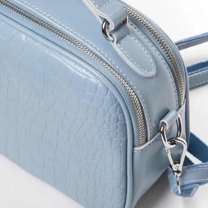 Сумка Жіноча Класична шкіряна ALEX RAI 39-2233 light-blue