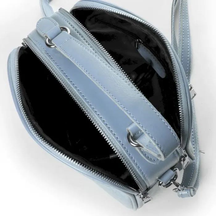 Сумка Жіноча Класична шкіряна ALEX RAI 39-2233 light-blue