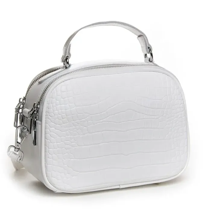 Сумка Жіноча Класична шкіряна ALEX RAI 39-2233 white