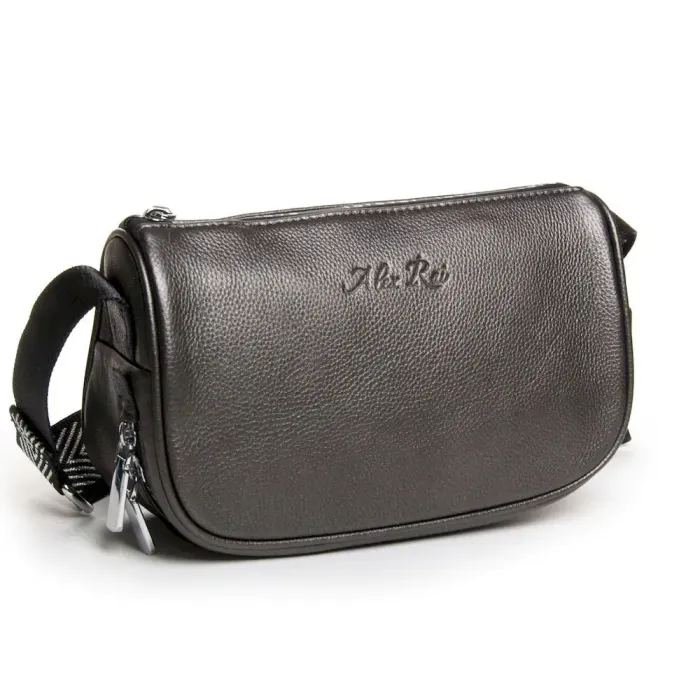 Сумка Женская Классическая кожа ALEX RAI 35-8786-9 silver-grey