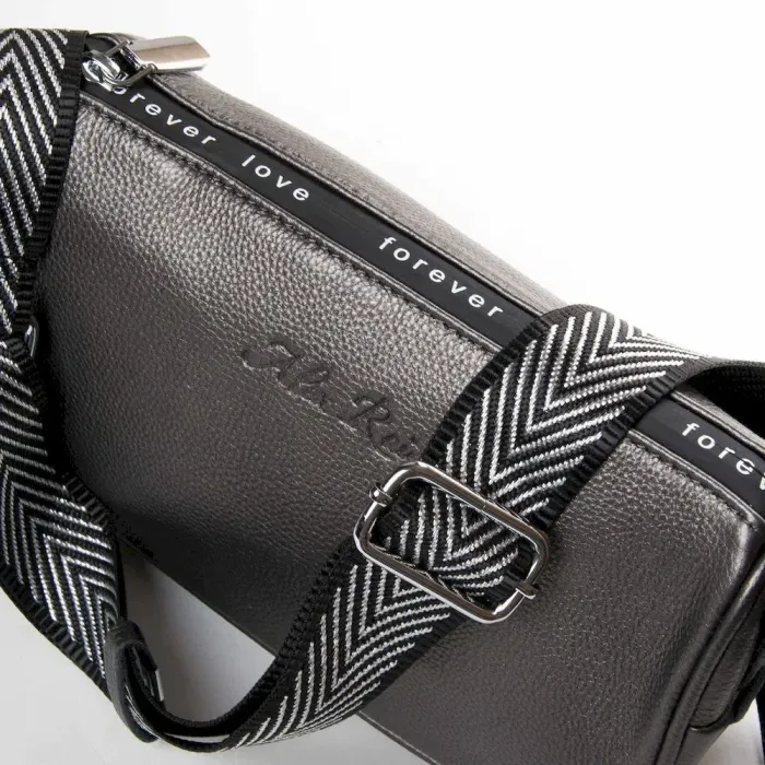 Сумка Женская Классическая кожа ALEX RAI 35-8786-9 silver-grey