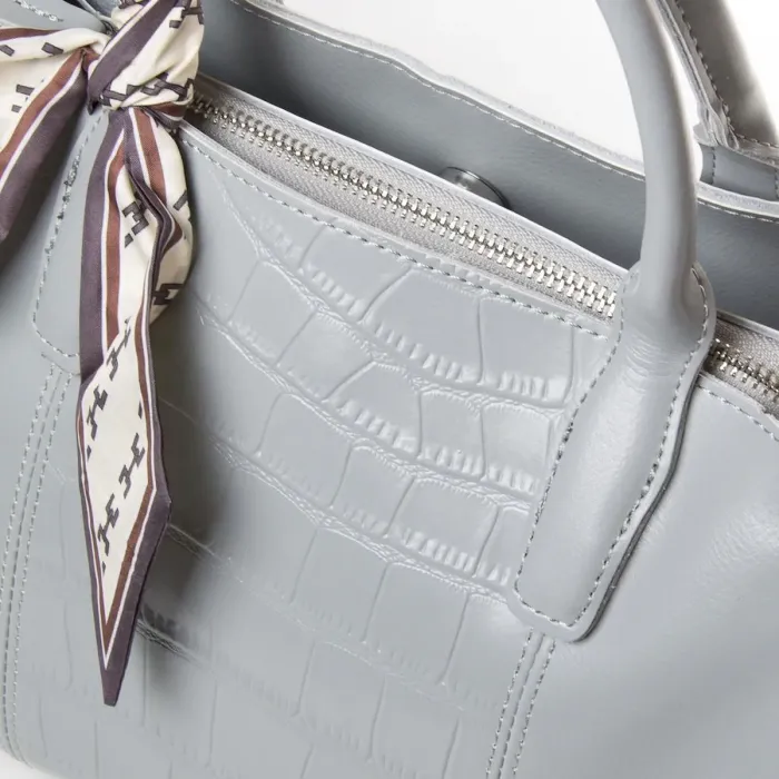 Сумка Жіноча Класична шкіряна ALEX RAI 46-9382 light-grey