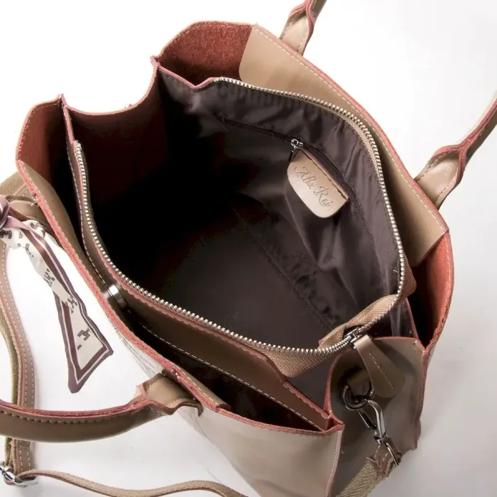 Сумка Жіноча Класична шкіряна ALEX RAI 46-9382 khaki