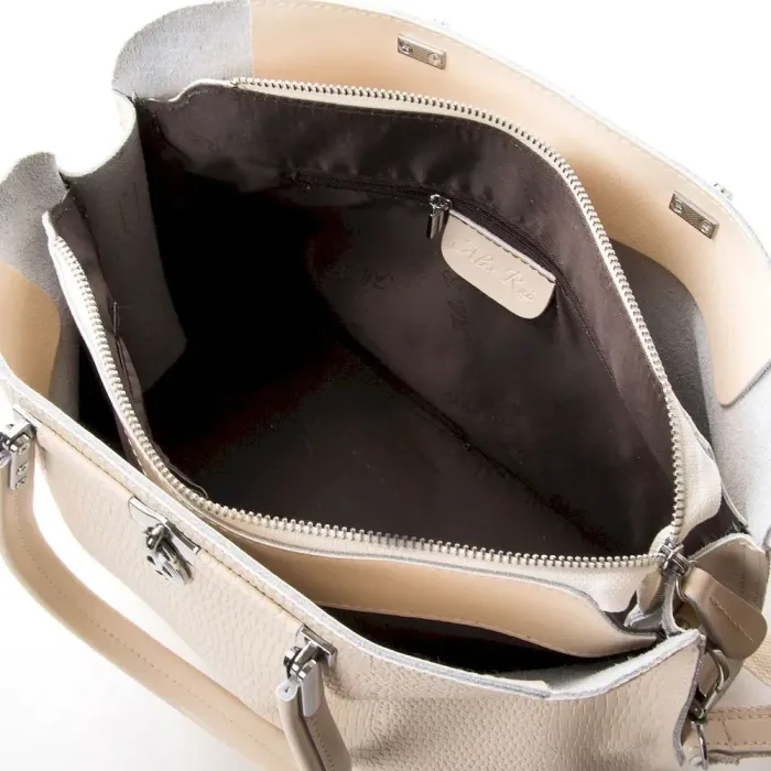 Сумка Жіноча Класична шкіряна ALEX RAI 50-9381 beige