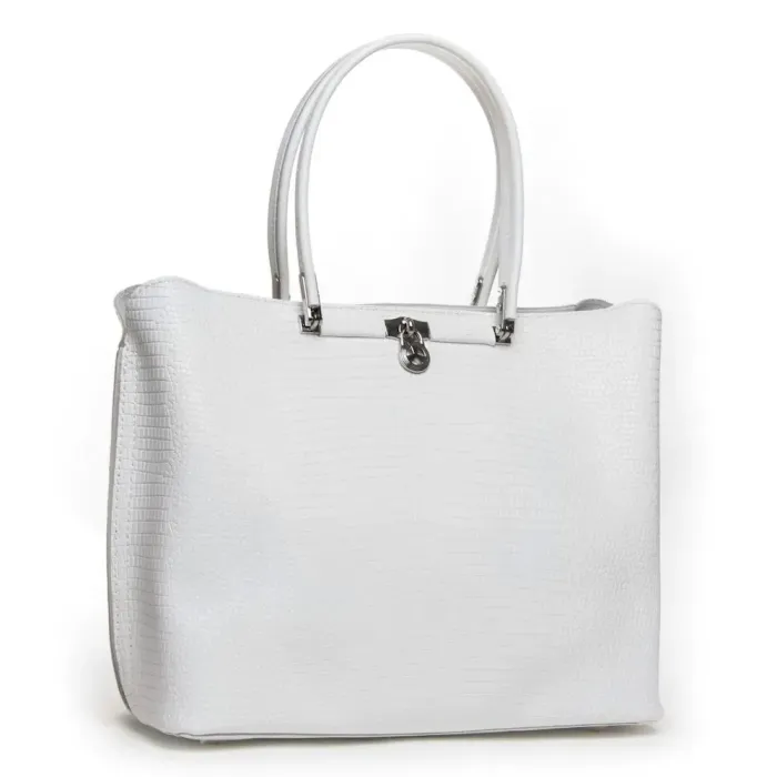 Сумка Жіноча Класична шкіряна ALEX RAI 50-9381 white