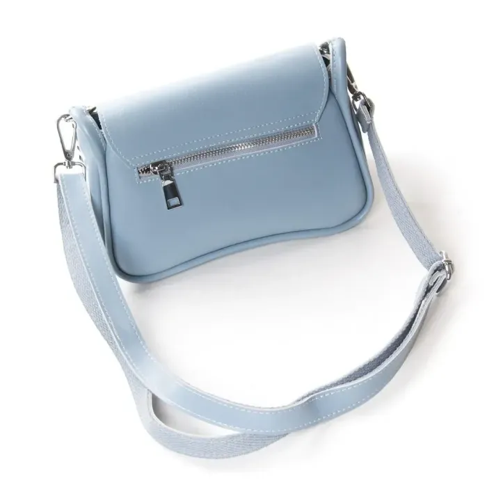 Сумка Жіноча Класична шкіряна ALEX RAI 4001 light-blue
