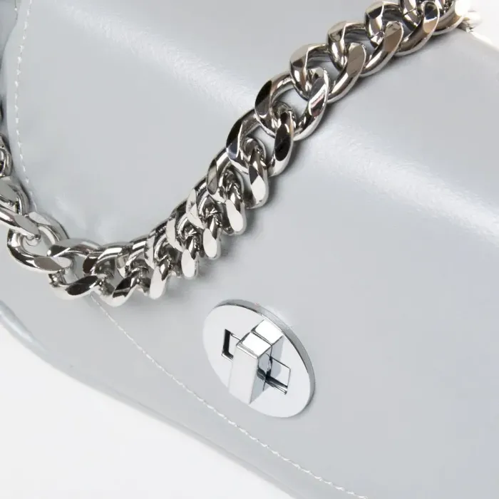 Сумка Жіноча Класична шкіряна ALEX RAI 4001 light-grey