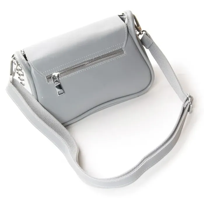 Сумка Жіноча Класична шкіряна ALEX RAI 4001 light-grey