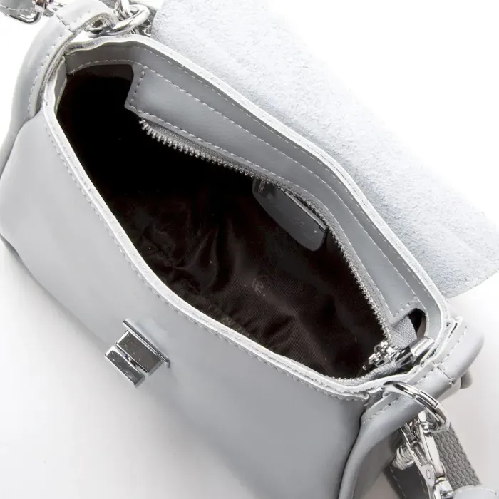 Сумка Жіноча Класична шкіряна ALEX RAI 4001 light-grey