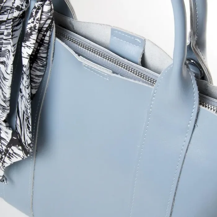 Сумка Женская Классическая кожа ALEX RAI 3205 light-blue