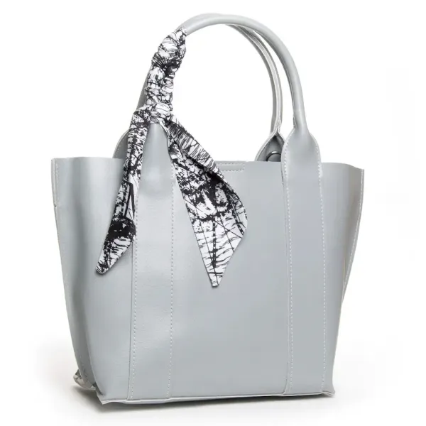 Сумка Жіноча Класична шкіряна ALEX RAI 3205 light-grey