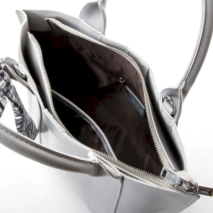 Сумка Женская Классическая кожа ALEX RAI 3205 light-grey