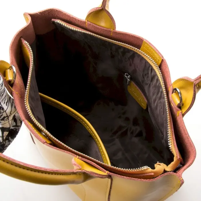 Сумка Женская Классическая кожа ALEX RAI 3205 yellow