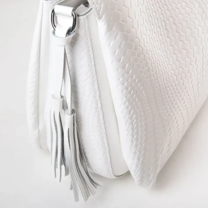 Сумка Жіноча Класична шкіряна ALEX RAI 49-9385 white