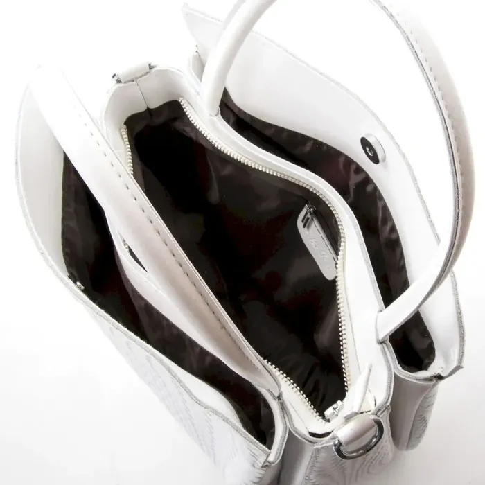 Сумка Жіноча Класична шкіряна ALEX RAI 49-9385 white