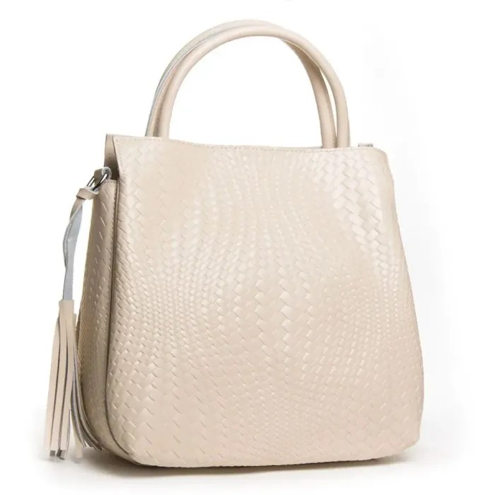 Сумка Жіноча Класична шкіряна ALEX RAI 49-9385 beige