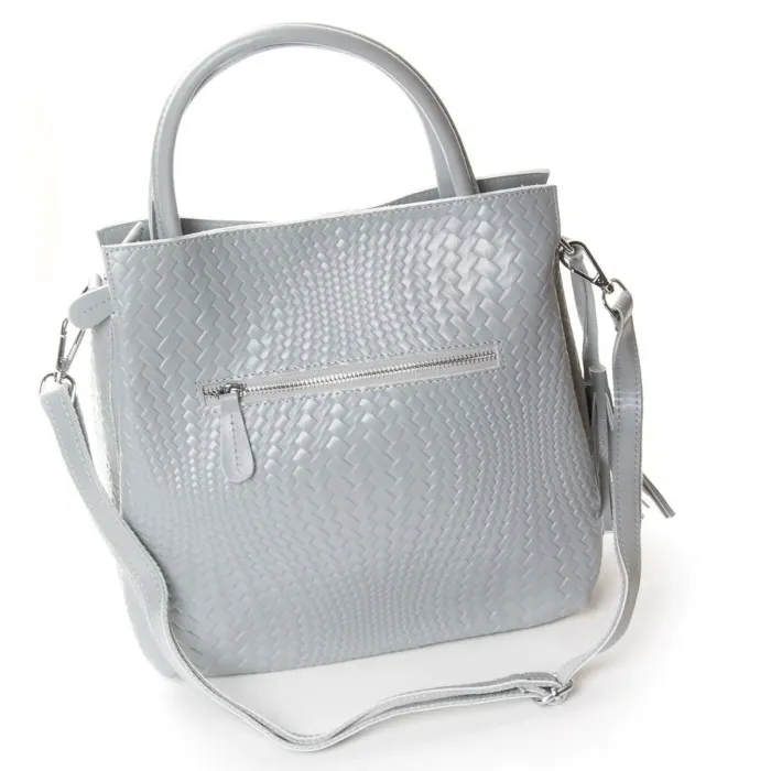 Сумка Жіноча Класична шкіряна ALEX RAI 49-9385 grey
