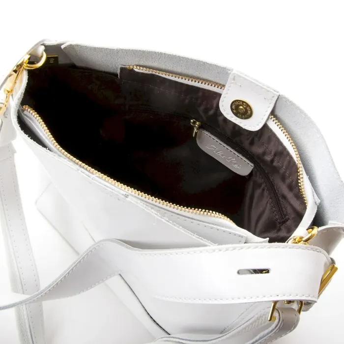 Сумка Женская Классическая кожа ALEX RAI 38-8726 white