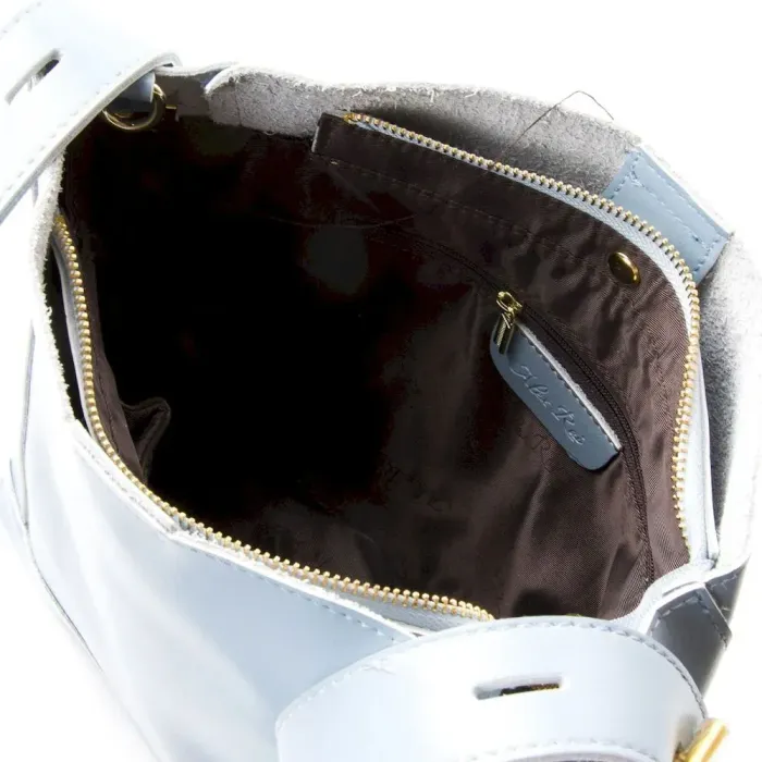 Сумка Женская Классическая кожа ALEX RAI 38-8726 light-blue